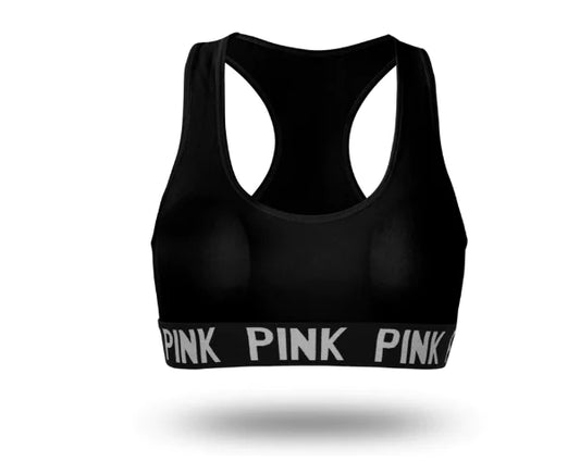 Solid Color Sports Bra for Yoga and Fitness