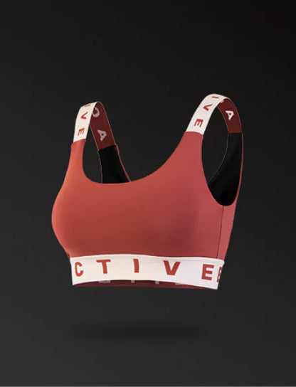 Solid Color Sports Bra for Yoga and Fitness